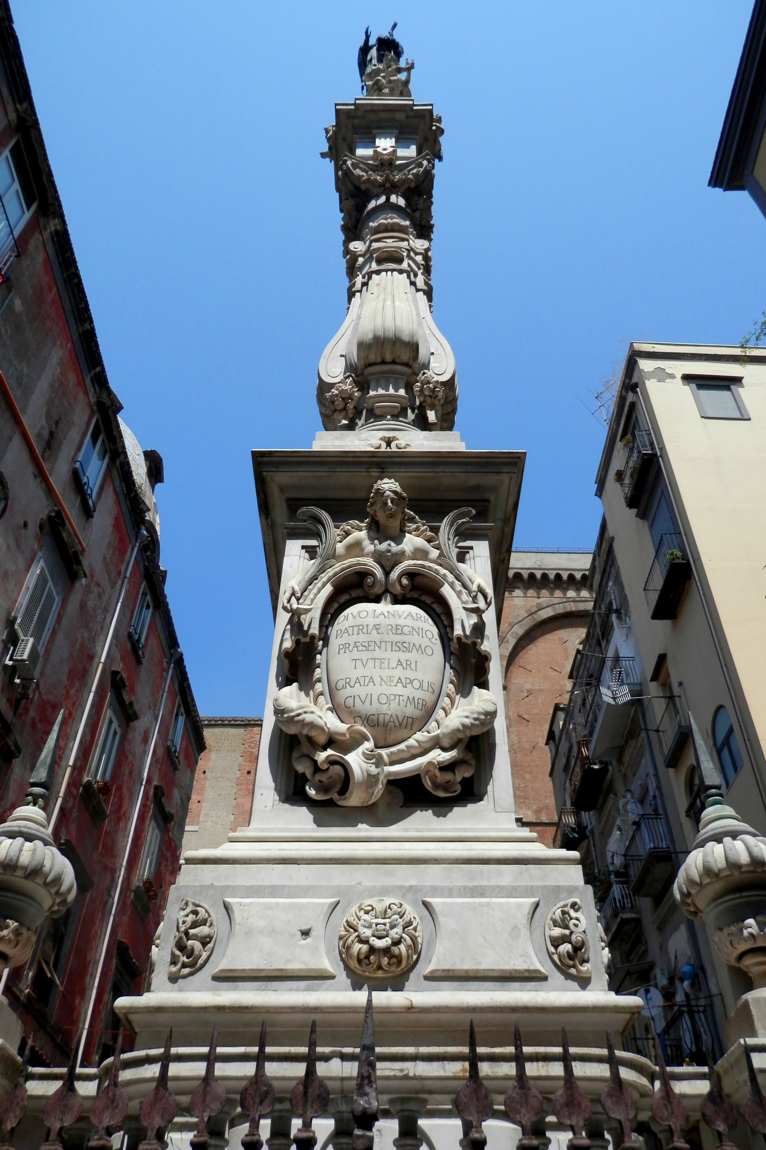 Guglia di San Gennaro in Piazza Riario Sforza