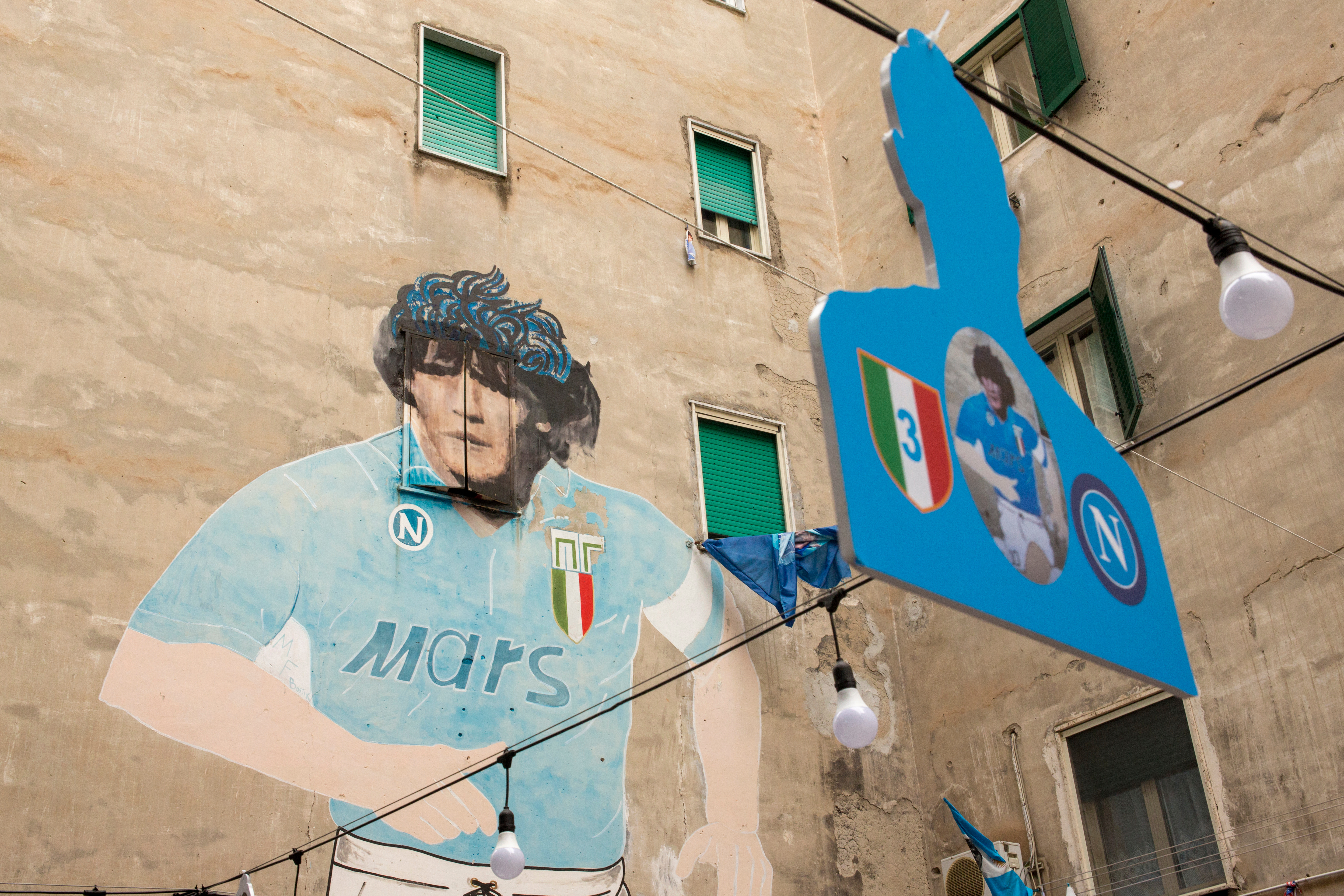Murale di Maradona QUartieri Spagnoli
