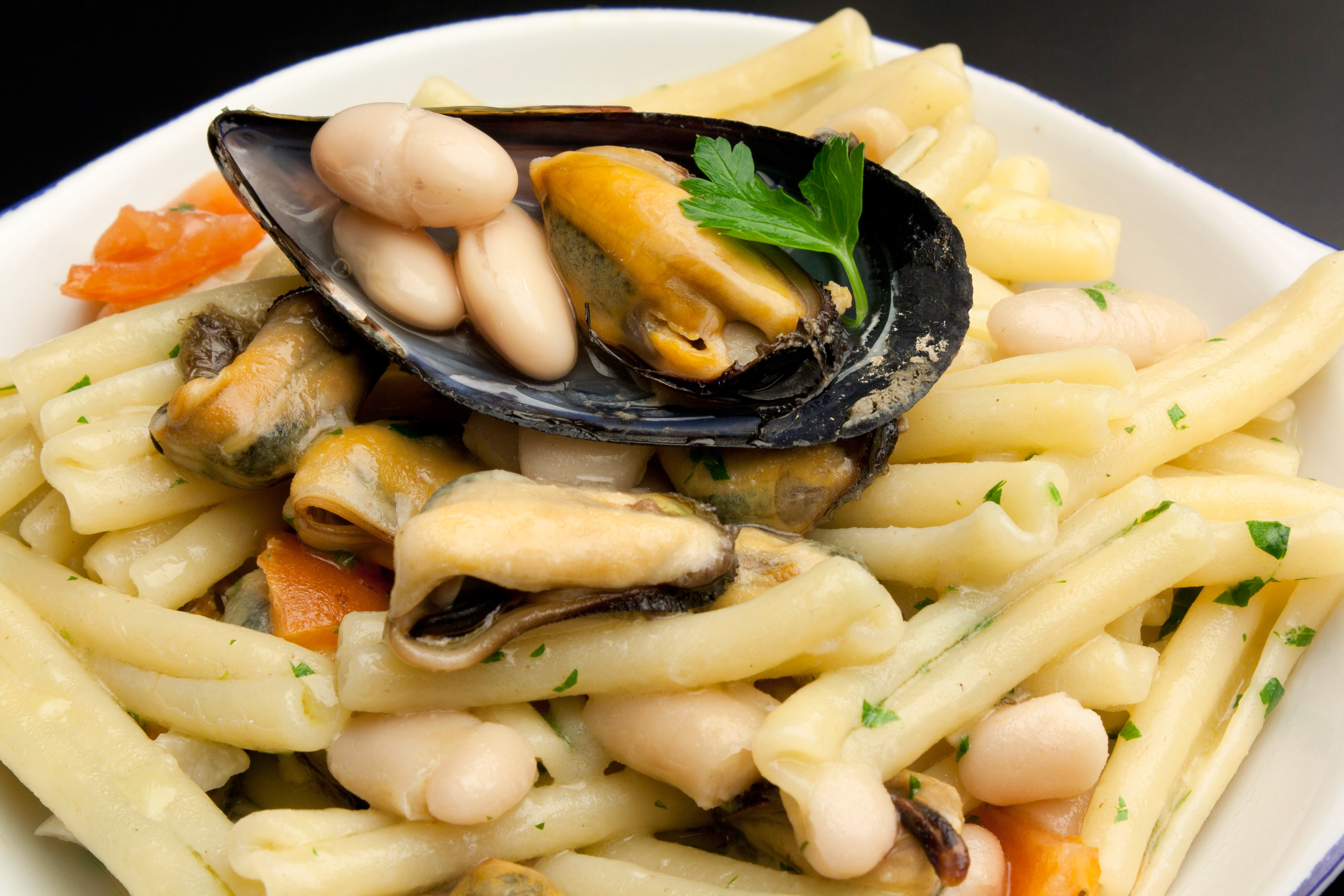 Pasta fagioli e cozze